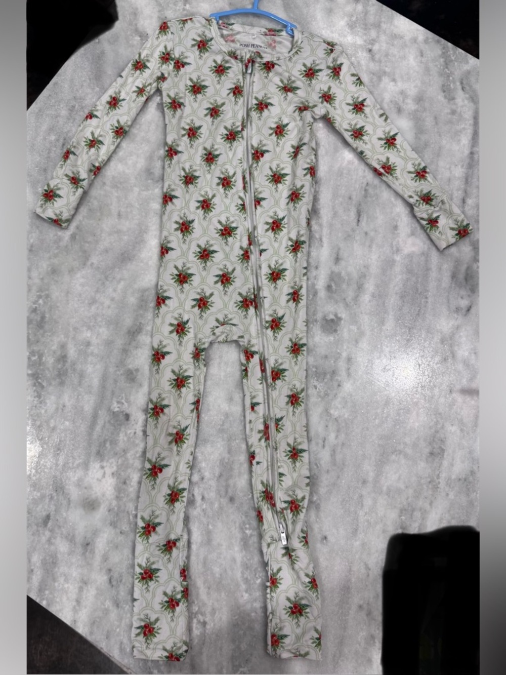 Posh Peanut Holly Berry One-Piece Footie